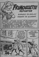 Scan Episode Frimoussette pour illustration du travail du dessinateur Noël Gloesner